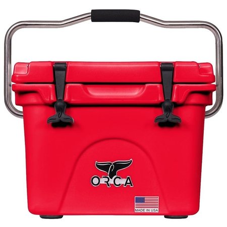 ORCA Cooler, 20 qt Cooler, Red, 10 days Ice Retention ORCRE/RE020